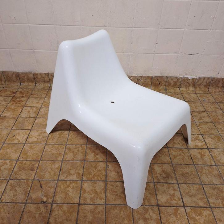 Vintage IKEA Bunso Stoel voor Kinderen, Huis en Inrichting, Stoelen, Gebruikt, Eén, Kunststof, Wit, Ophalen