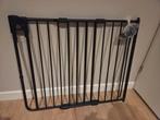 A3 Babydoor traphek - Zwart - Veilig en stevig!, Kinderen en Baby's, Traphekjes, Ophalen, Gebruikt, Metaal of IJzer, 115 cm of meer