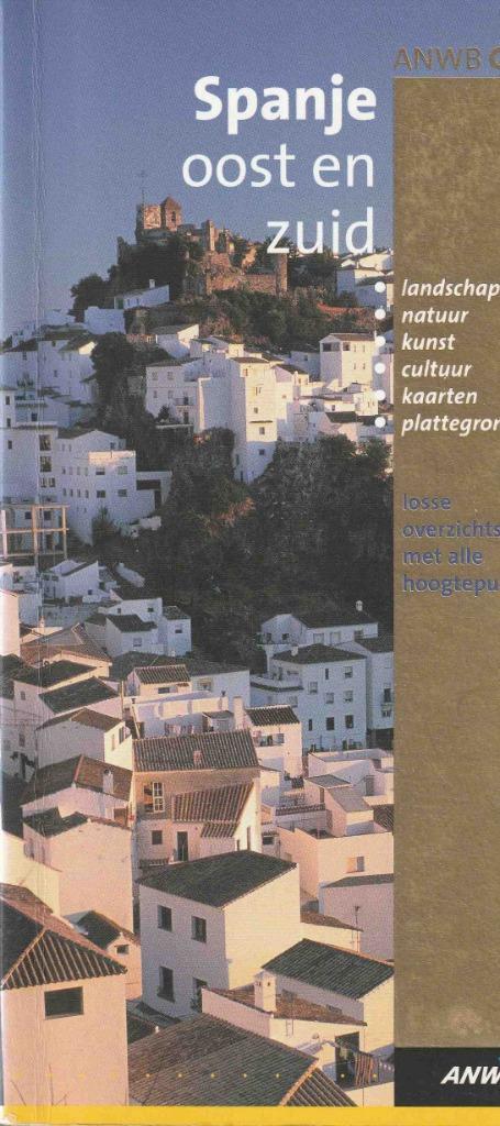 Spanje oost en zuid ANWB Goud"", Boeken, Reisgidsen, Zo goed als nieuw, Europa, ANWB, Ophalen of Verzenden
