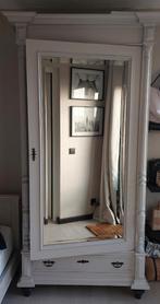 Taupe gespoten prachtig brocante kast, Ophalen of Verzenden, Zo goed als nieuw, 25 tot 50 cm