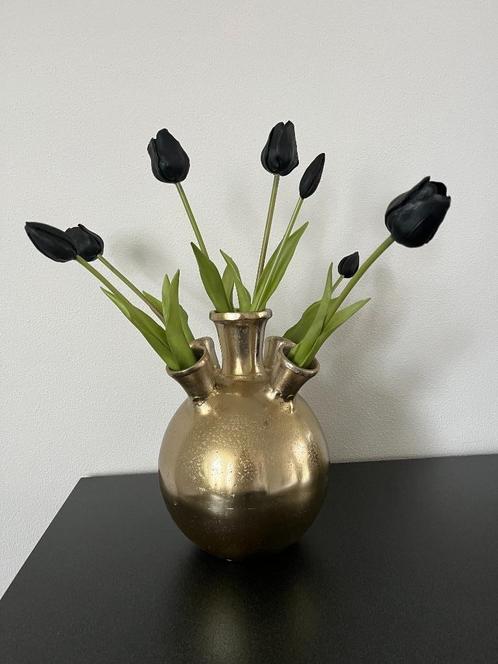 Diga Colmore vaas Toetervaas / tulpenvaas goud Nieuw!, Huis en Inrichting, Woonaccessoires | Vazen, Nieuw, Overige kleuren, Minder dan 50 cm