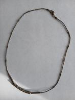 Moderne zilveren ketting, Sieraden, Tassen en Uiterlijk, Ophalen of Verzenden, Gebruikt, Zilver, Zilver