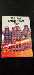 750 jaar Amsterdam Vijfje KNM, Setje, Koningin Beatrix, Zilver, Euro's