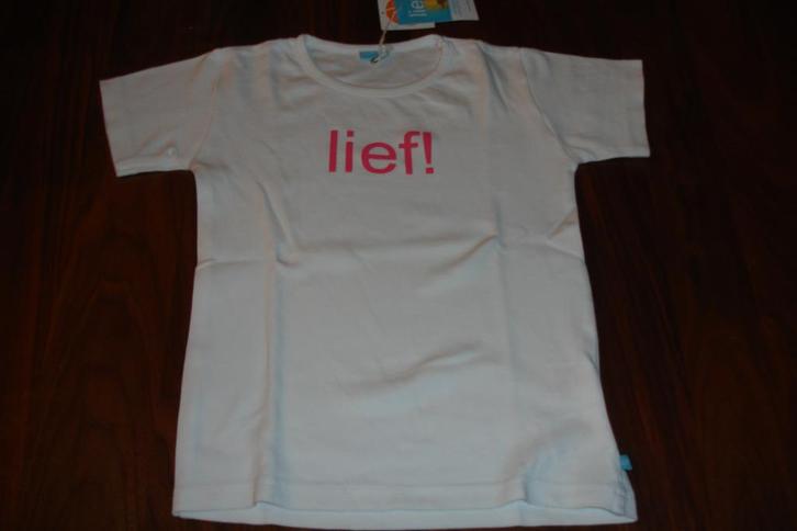Lief lifestyle short sleeve shirt wit in maat 122 nieuw!, Kinderen en Baby's, Kinderkleding | Maat 122, Nieuw, Meisje, Shirt of Longsleeve