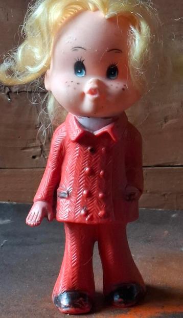 Pop. Plastic popje.  Ca 1960. 18 cm. beschikbaar voor biedingen