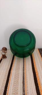 Vintage Grote schaal of kom van Arcoroc Sierra groen, Ophalen of Verzenden, Overige stijlen, Glas, Schaal of Schalen