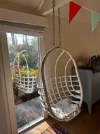 Sissy Boy Schommelstoel - Stijlvol en Comfortabel!, Huis en Inrichting, Wit, Riet of Rotan, Ophalen of Verzenden, Zo goed als nieuw