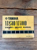 Yamaha YZ250D/YZ400D Werkplaatshandboek, Ophalen of Verzenden, Yamaha