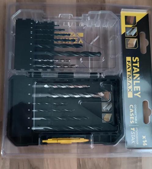 Stanley Fatmax 14-delige steenborenset voor metaal en hout., Doe-het-zelf en Verbouw, Gereedschap | Boormachines, Nieuw, Boormachine