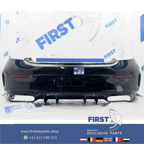 C205 C63 AMG ACHTERBUMPER zwart wit grijs Mercedes C Klasse, Auto-onderdelen, Carrosserie en Plaatwerk, Bumper, Mercedes-Benz