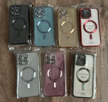7 X Iphone 15 pro Max hoesjes Apple case cover
