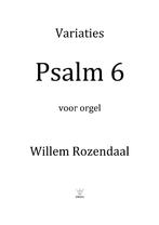 Variaties Psalm 6 voor orgel - Willem Rozendaal, Orgel, Nieuw, Ophalen of Verzenden, Religie en Gospel