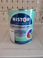 Histor keukenkastjes hoogglans 750ml Ral 9016 9010 9001, Wit, Nieuw, Ophalen of Verzenden, Verf