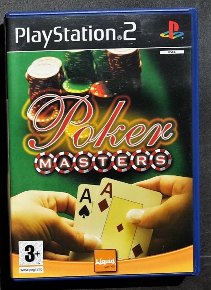 PS2 - Poker Masters - Playstation 2 Pokeren Kaarten, Spelcomputers en Games, Games | Sony PlayStation 2, Zo goed als nieuw, Avontuur en Actie
