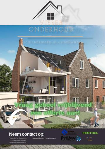 Visser onderhoud, voor al u schilderwerk en onderhoud beschikbaar voor biedingen
