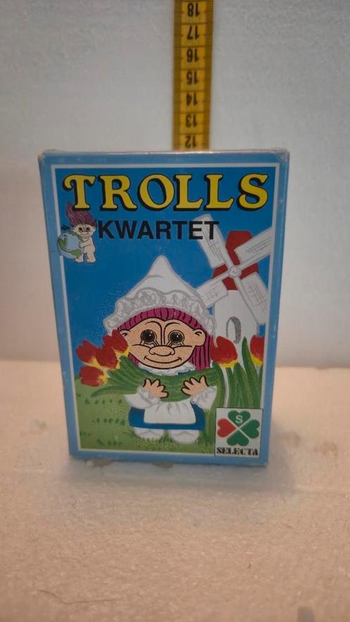 Trolls kwartet jaren 90, Hobby en Vrije tijd, Gezelschapsspellen | Kaartspellen, Gebruikt, Ophalen of Verzenden