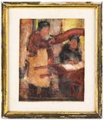 Jules Jacques Boulez (1889–1960) Mooi schilderij op paneel, Antiek en Kunst, Kunst | Schilderijen | Klassiek, Ophalen of Verzenden