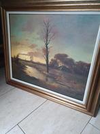 Olie Schilderij hugo debeuf, Antiek en Kunst, Kunst | Schilderijen | Klassiek, Ophalen of Verzenden