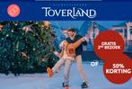 Winterticket toverland  24 dec 2 stuks met 50 % korting, Tickets en Kaartjes, Drie personen of meer, Ticket of Toegangskaart