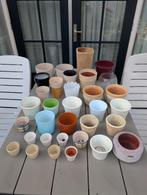 diverse potten voor binnen groot en klein, Tuin en Terras, Bloempotten, Gebruikt, Rond, Binnen, Ophalen of Verzenden