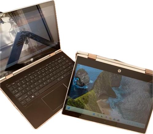 2x laptops hp i5 x360, Computers en Software, Windows Laptops, Gebruikt, 14 inch, SSD, Qwerty, Met videokaart, Met touchscreen