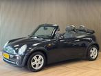 Mini Mini Cabrio 1.6 Cooper SOFT-TOP LEDER AIRCO STOELVERWAR, Auto's, Voorwielaandrijving, Gebruikt, Zwart, 4 cilinders