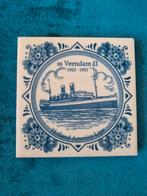 Tegel Holland America Line ss Veendam II 1923 - 1953, Ophalen of Verzenden, Zo goed als nieuw
