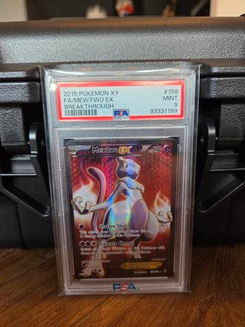 Mewtwo EX 158/162 Breakthrough PSA 9! beschikbaar voor biedingen