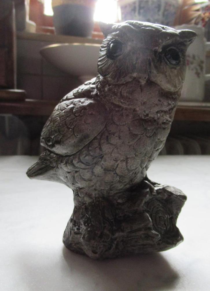 Uil, kleiachtig materiaal, Verzamelen, Beelden en Beeldjes, Gebruikt, Dier, Ophalen of Verzenden