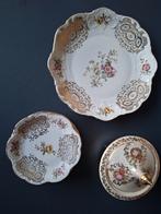 Vintage Bordjes en Potje met Deksel, Ophalen of Verzenden