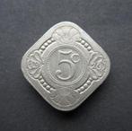 5 Cent (Stuiver) 1929 Nederland, Postzegels en Munten, Munten | Nederland, Verzenden, Koningin Wilhelmina, 5 cent, Losse munt