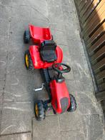 Rode traptractor met aanhanger, Ophalen, Zo goed als nieuw, Trapvoertuig