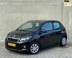 Peugeot 108 1.0 e-VTi 51KW 5DR 2017 Zwart AIRCO|NAP|2E EIG., Voorwielaandrijving, Gebruikt, Euro 6, 4 stoelen