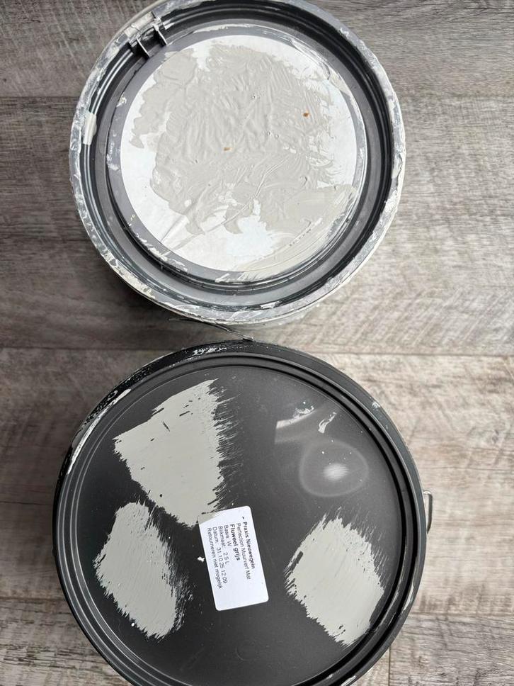 Muurverf Perfection Grijs RAL 7035/7032/9002, Doe-het-zelf en Verbouw, Verf, Beits en Lak, Zo goed als nieuw, Verf, Minder dan 5 liter