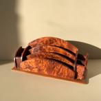 Vintage • Burlwood • Organizer, Antiek en Kunst, Ophalen of Verzenden