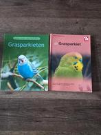 2 boeken over grasparkieten, Boeken, Dieren en Huisdieren, Vogels, Zo goed als nieuw, Ophalen