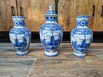 Delfts Bleau vazen, Antiek en Kunst, Ophalen of Verzenden