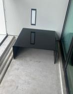 Bijzettafel van Montèl in zwart rookglas