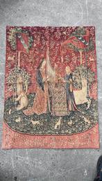 Wandtapijt “La Dame à la Licorne – L’Ouïe”, Ophalen, Gebruikt, 50 tot 100 cm, 50 tot 100 cm