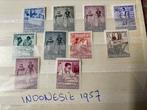 setje 1957 indonesie postzegels, Postzegels en Munten, Postzegels | Nederlands-Indië en Nieuw-Guinea, Ophalen of Verzenden, Postfris