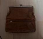 Vintage bruine leren portemonnee/tasje, Overige merken, Gebruikt, Bruin, Ophalen of Verzenden
