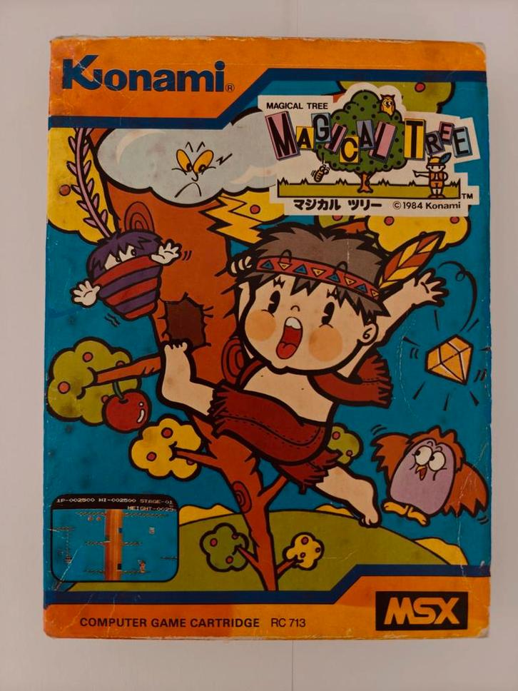 MSX Magical Tree RC713 - Konami CIB, Spelcomputers en Games, Games | Overige, Gebruikt, Platform, 1 speler, Vanaf 7 jaar, Ophalen of Verzenden