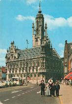 Middelburg, Stadhuis, klederdracht, Verzamelen, Ansichtkaarten | Nederland, Ophalen of Verzenden, 1960 tot 1980, Gelopen, Zeeland