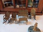 antiek koperen miniatuur meubeltjes voor het poppenhuis, Verzamelen, Poppenhuis, Gebruikt, Ophalen of Verzenden