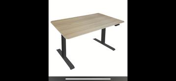 8 x Bureaublad - In hoogte verstelbaar - Eikenhout - afbeelding 2
