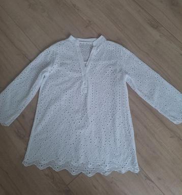 Blouse top ibiza broderie anglaise wit maat 34 / 36 xs / s  beschikbaar voor biedingen