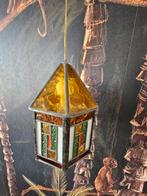 Hanglampje glas in lood., Ophalen of Verzenden