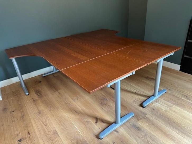 Bureau, Huis en Inrichting, Bureaus, Gebruikt, Bureau, In hoogte verstelbaar, Ophalen