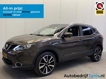 Nissan QASHQAI 1.2 Tekna LEDER-PANODAK-LANE ASSIST-CAMERA-EC beschikbaar voor biedingen