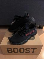 Adidas Yeezy Boost 350 V2 Zwart/Rood 42 2/3 Nieuw, Ophalen, Nieuw, Zwart, Sneakers of Gympen